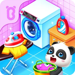 Baby Panda Happy Clean 图标